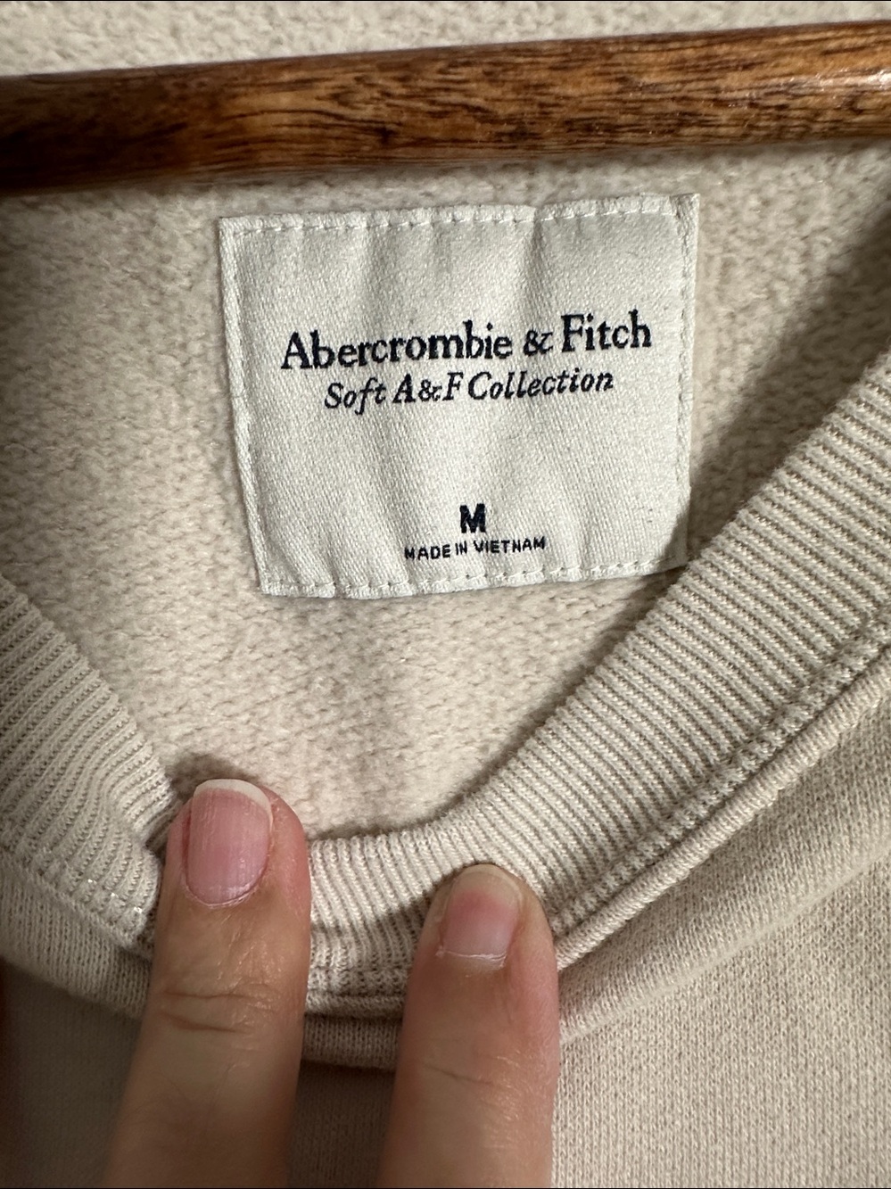 Abercrombie & Fitch Sweatshirt Side Snap Size M - Picture 3 of 6